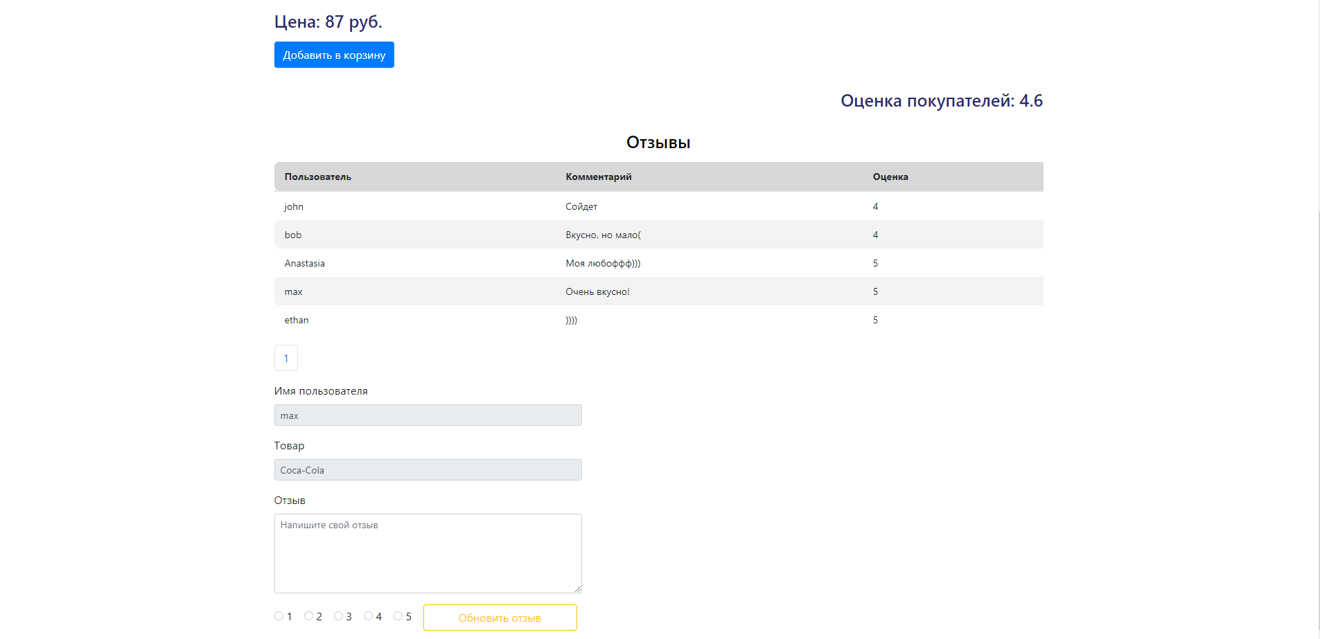 отзывы