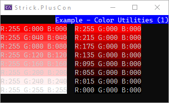 Example - Color Utilities 1