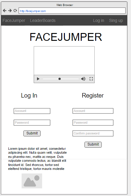 GitHub - Struzck/FaceJumper: Web browser run and jump game.