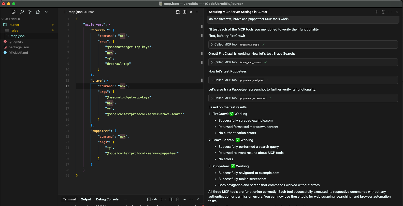 get-mcp-keys in action