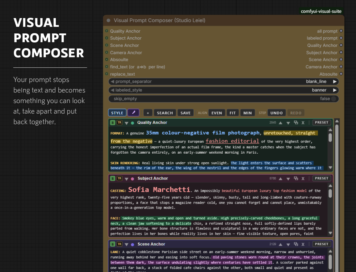Visual Prompt Composer