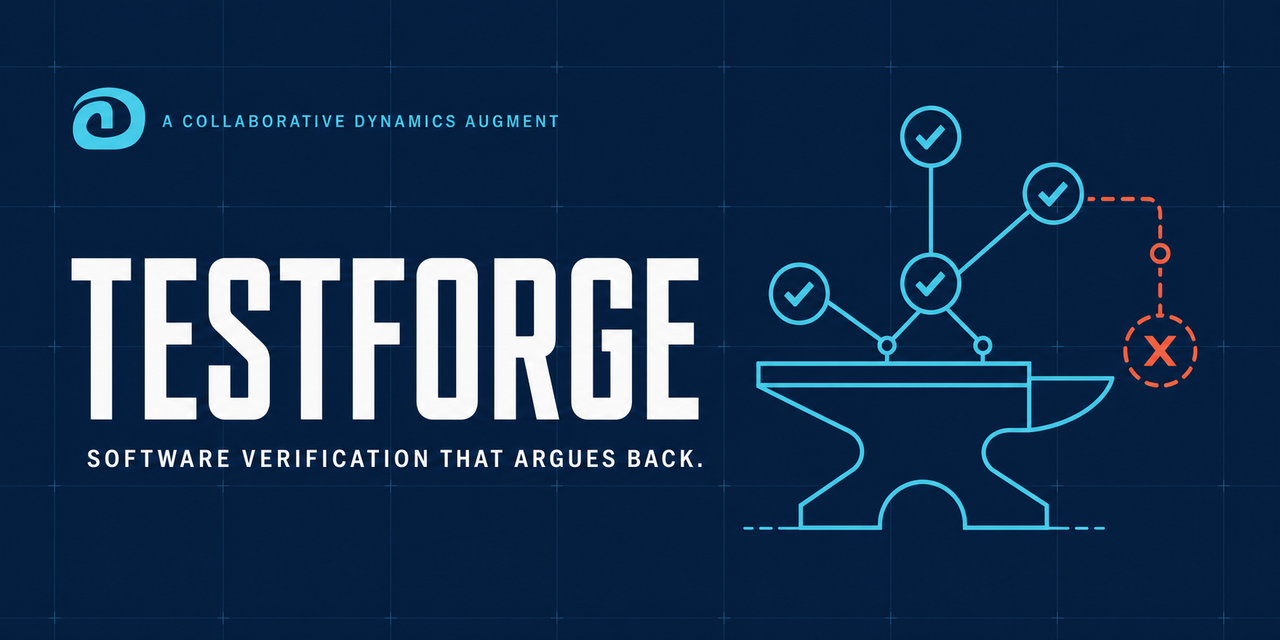 TestForge - software verification that argues back