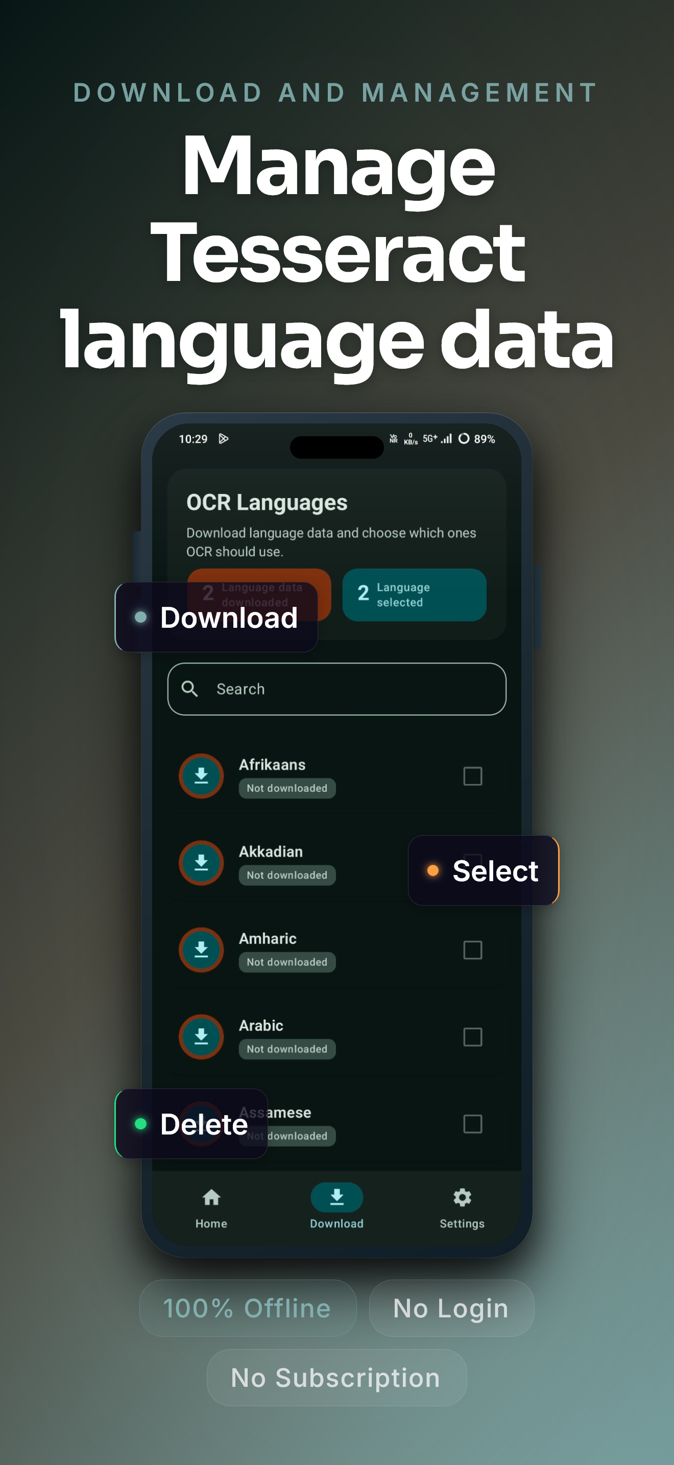 Screenshot 3 of Android OCR — opens full size