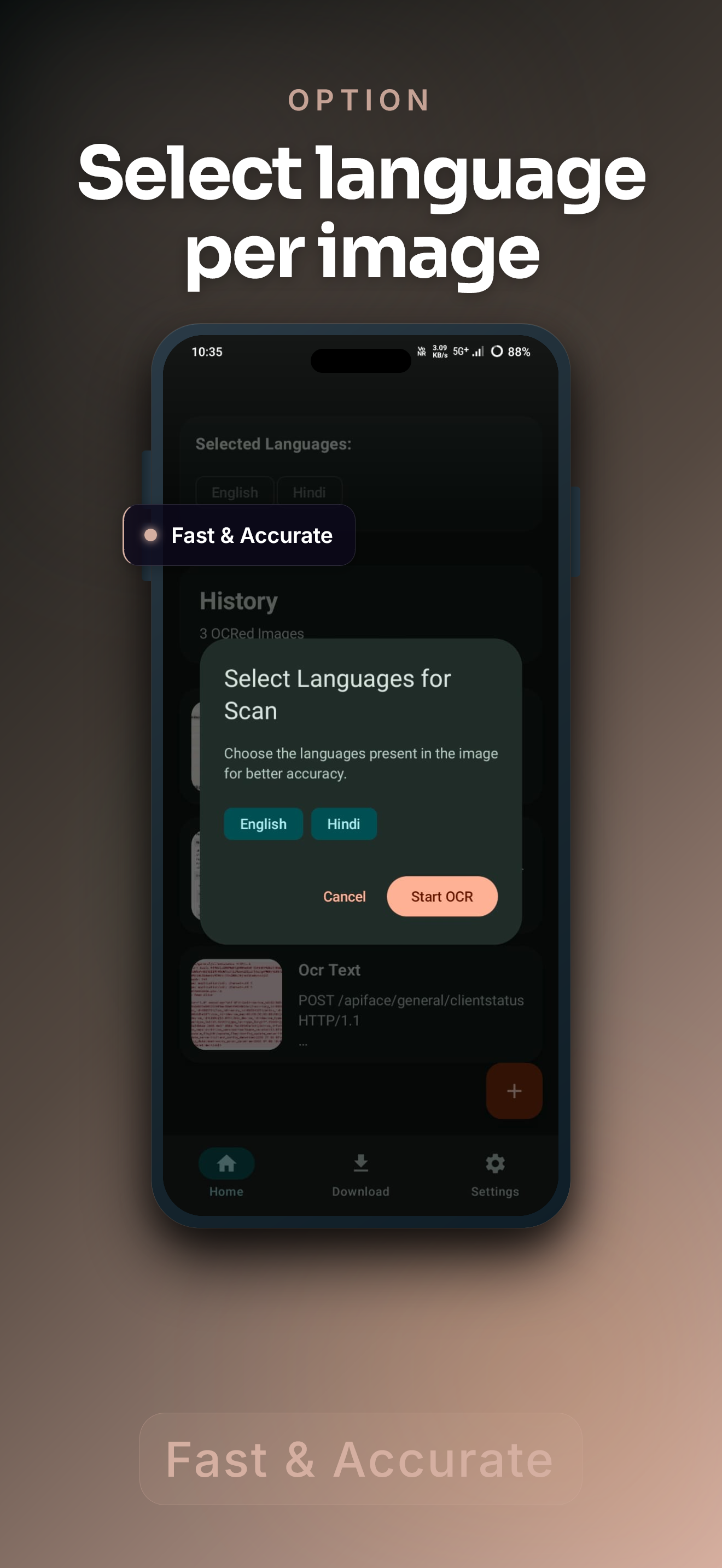Screenshot 5 of Android OCR — opens full size