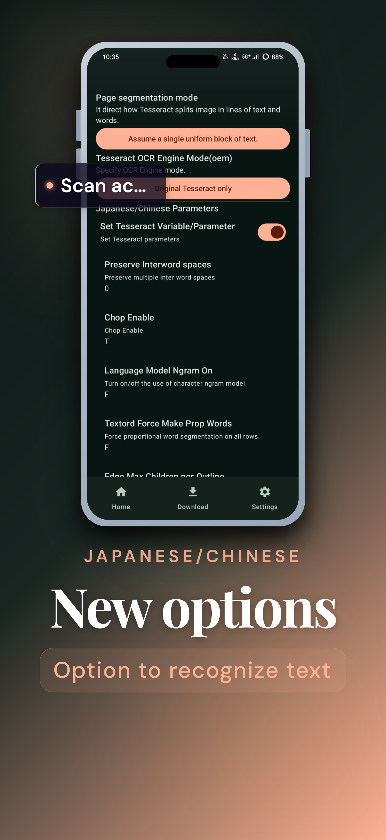 Screenshot 6 of Android OCR — opens full size