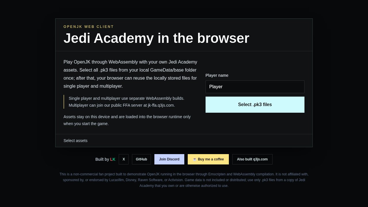 Star Wars Jedi Knight: Jedi Academy