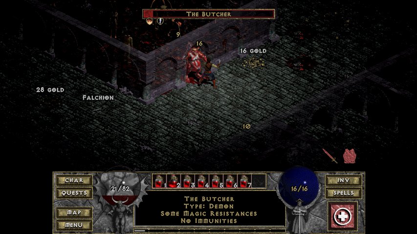 Diablo (DevilutionX) screenshot