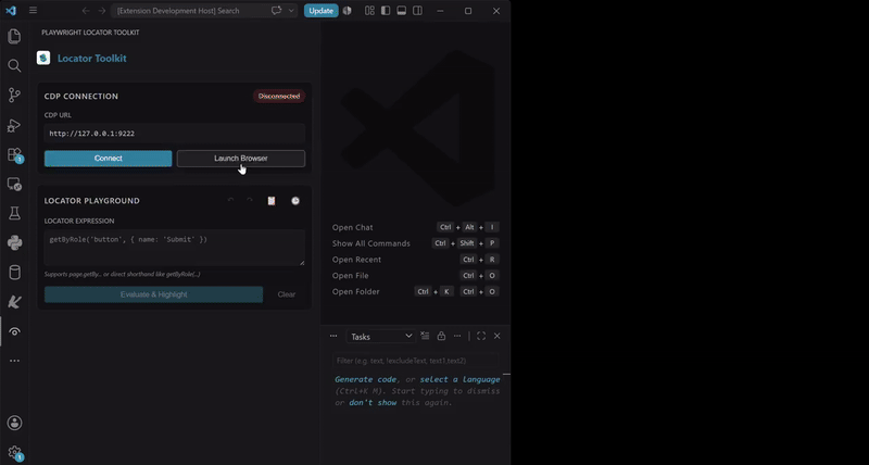 Playwright Locator Toolkit Demo
