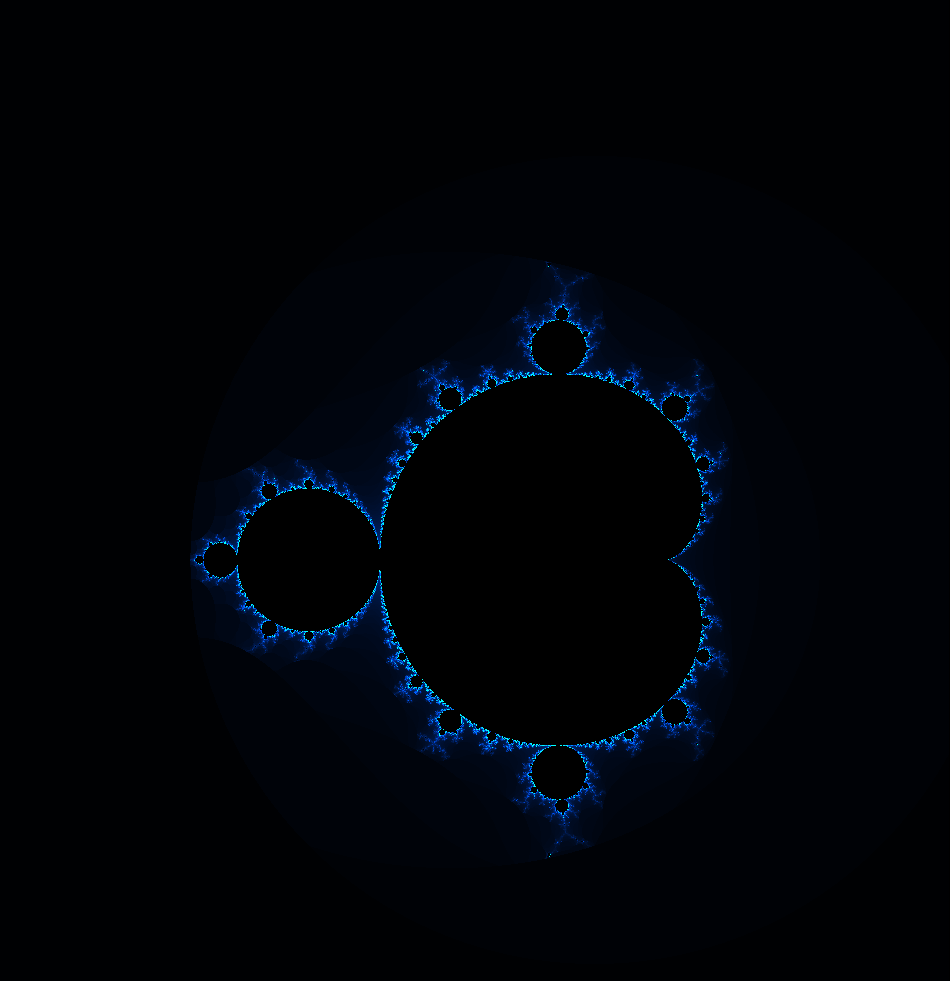 Ensemble de Mandelbrot calculé par Fractalium