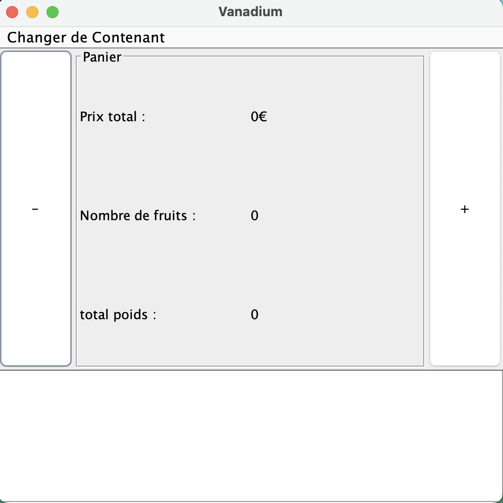 Interface de Vanadium