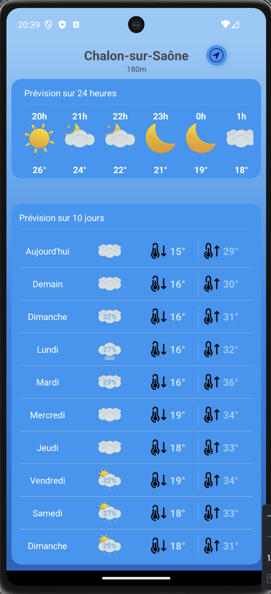 Kotlin Météo