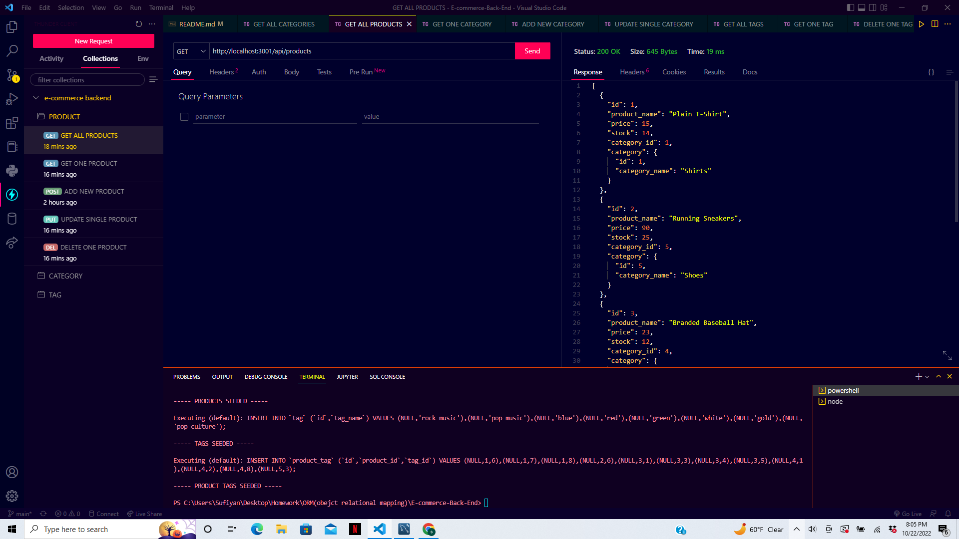 GitHub - Sufiyan11919/E-commerce-Back-End: Object-Relational Mapping (ORM)
