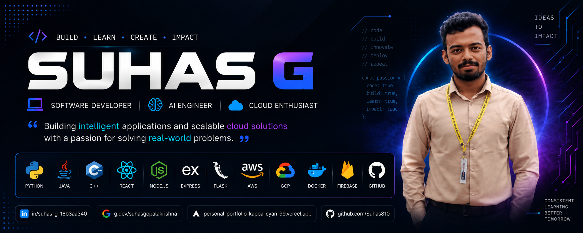 Suhas G Banner