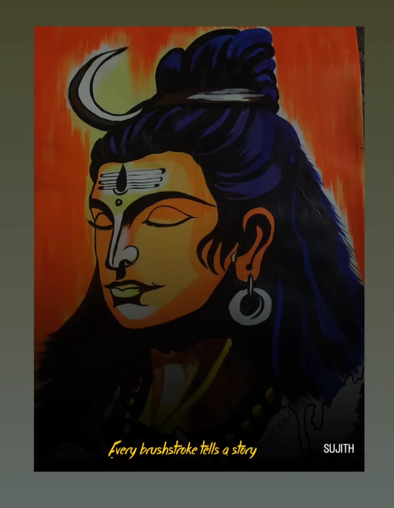 Tranquil Adiyogi Shiva