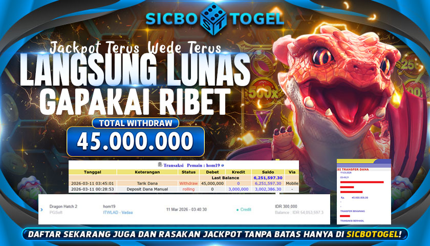 JACKPOT SLOT DI DRAGON HATCH 2 CAIR RP 45.000.000,-