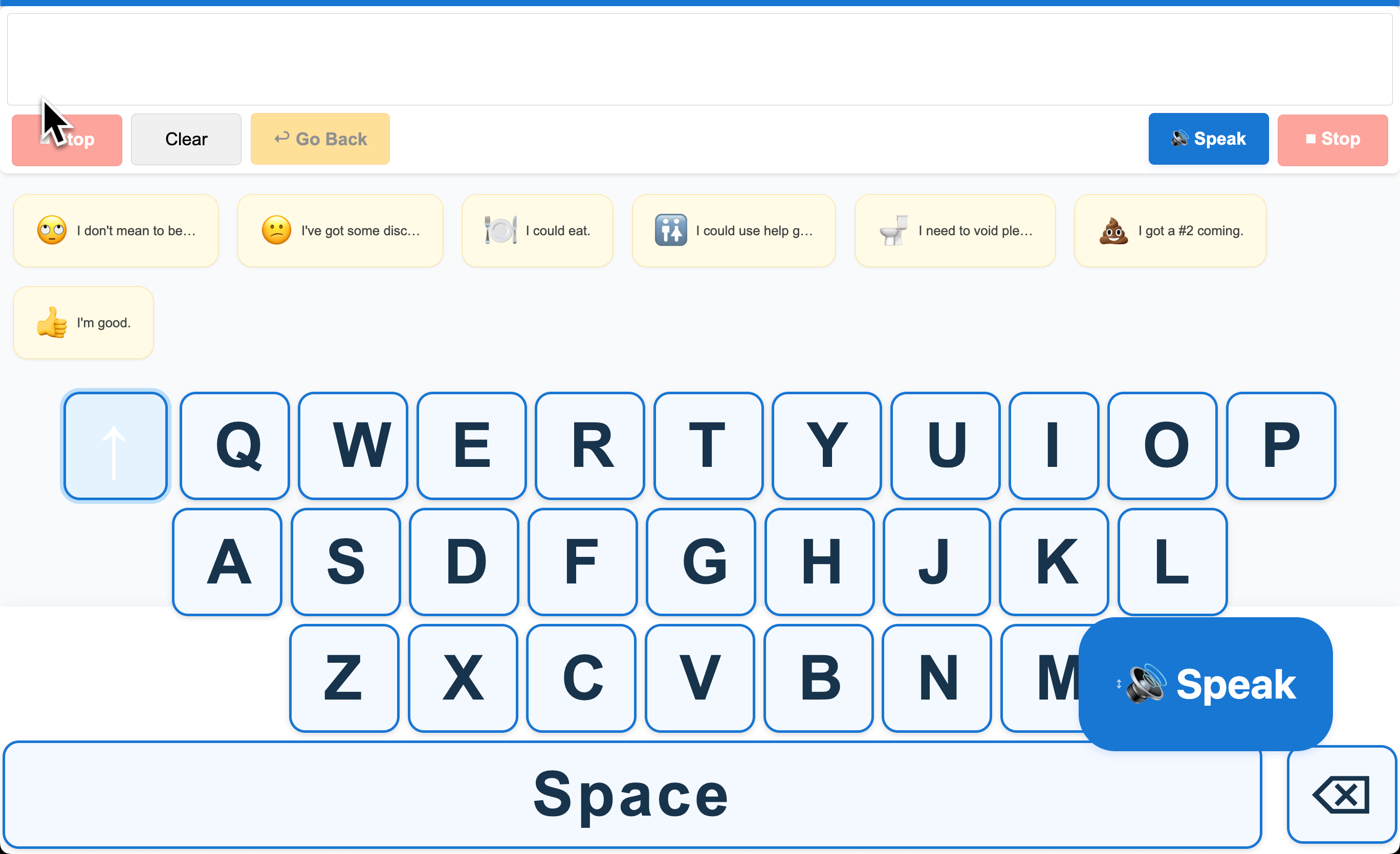 Talker MVP Screenshot
