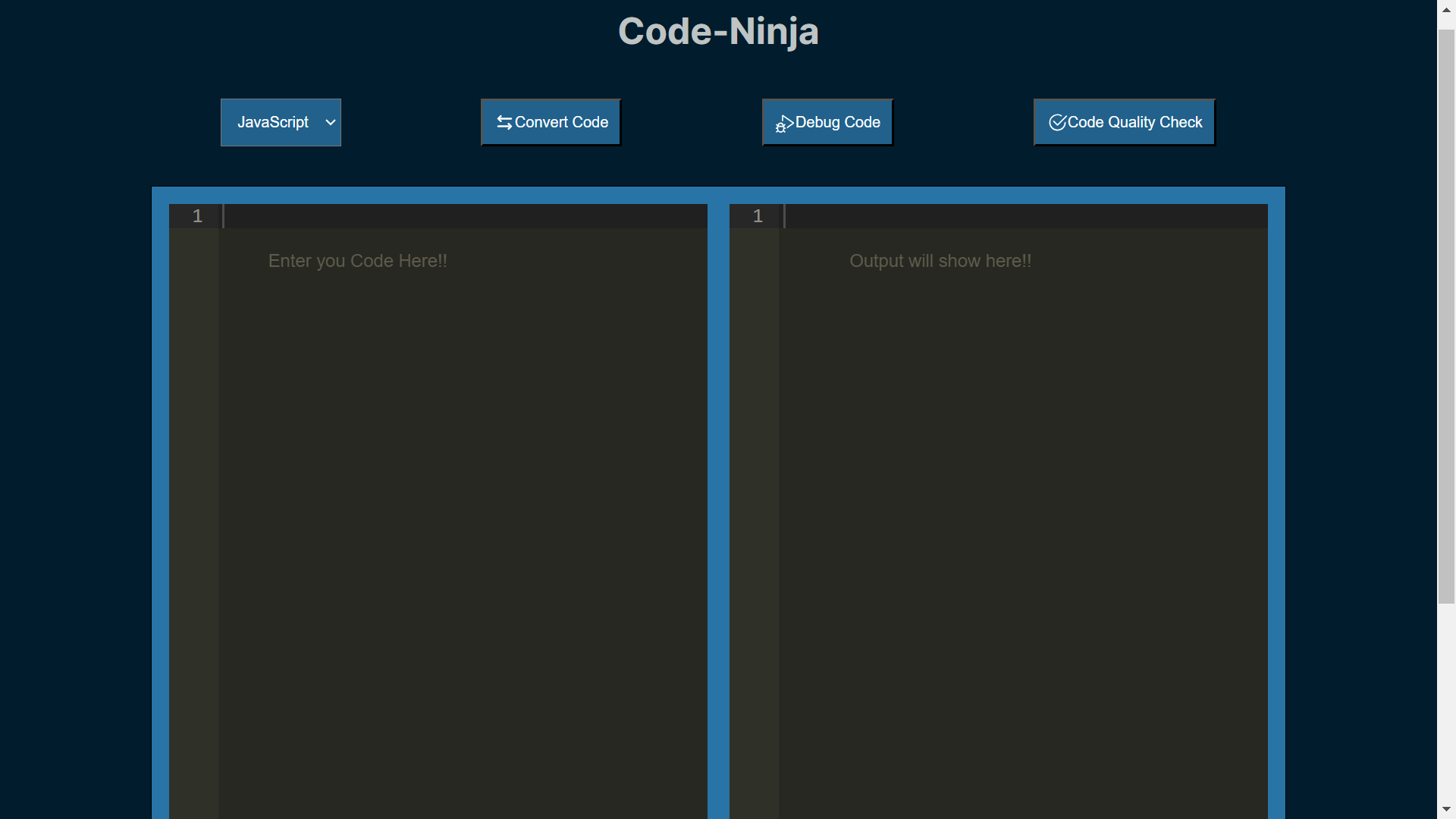 Code Ninja Home Page