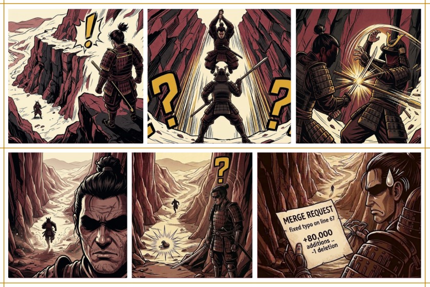 Manga comic strip