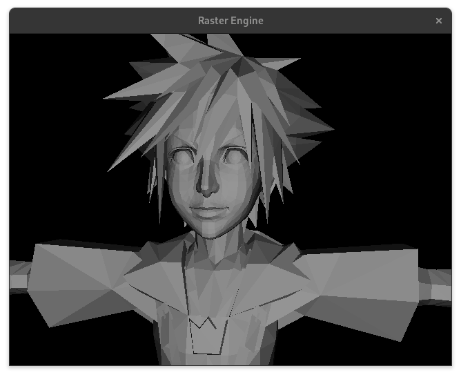 High Poly Sora Model from Kingdom Hearts 2