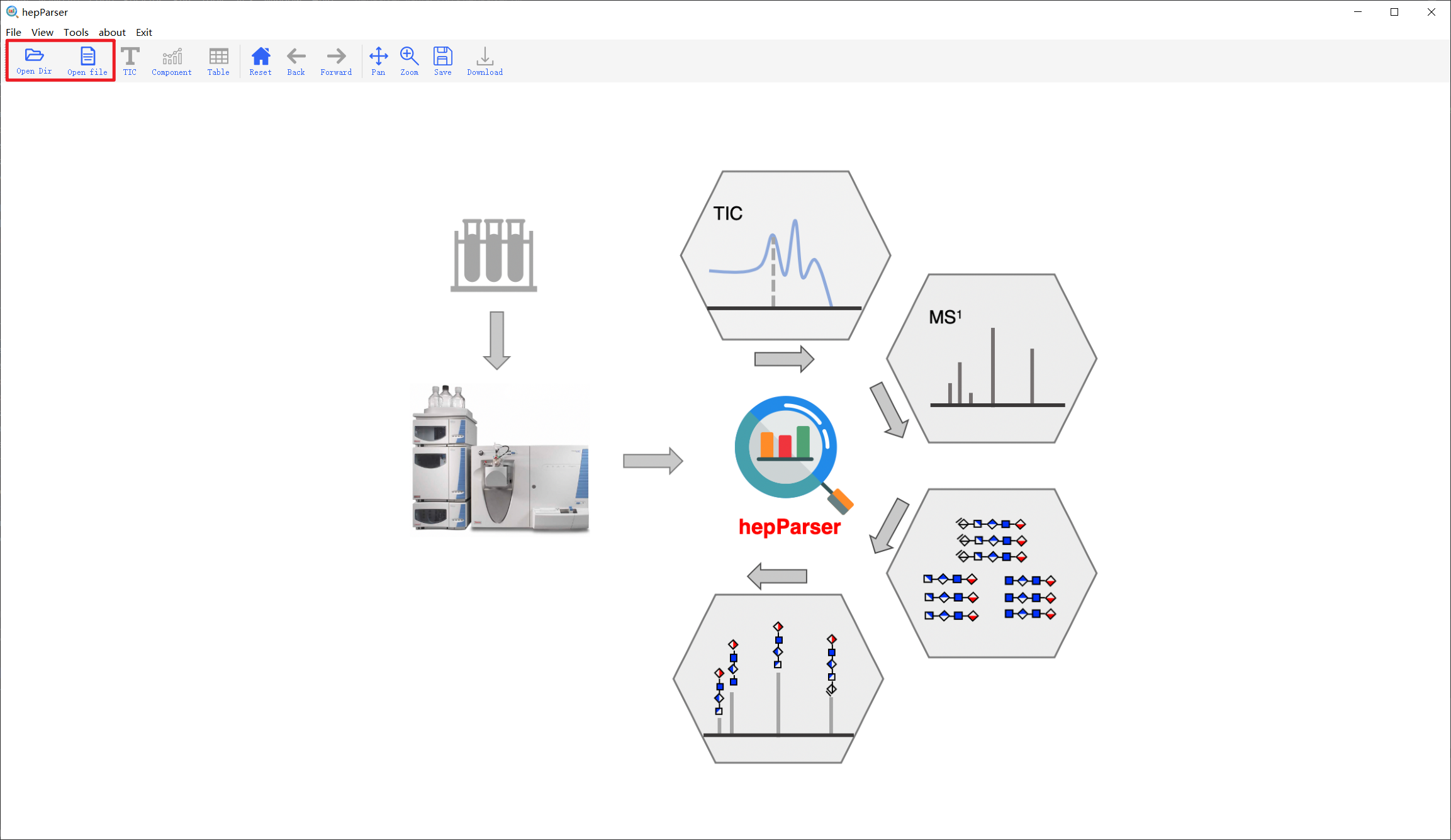 a mzml file as the example as shown in below users can choose mzml data ...