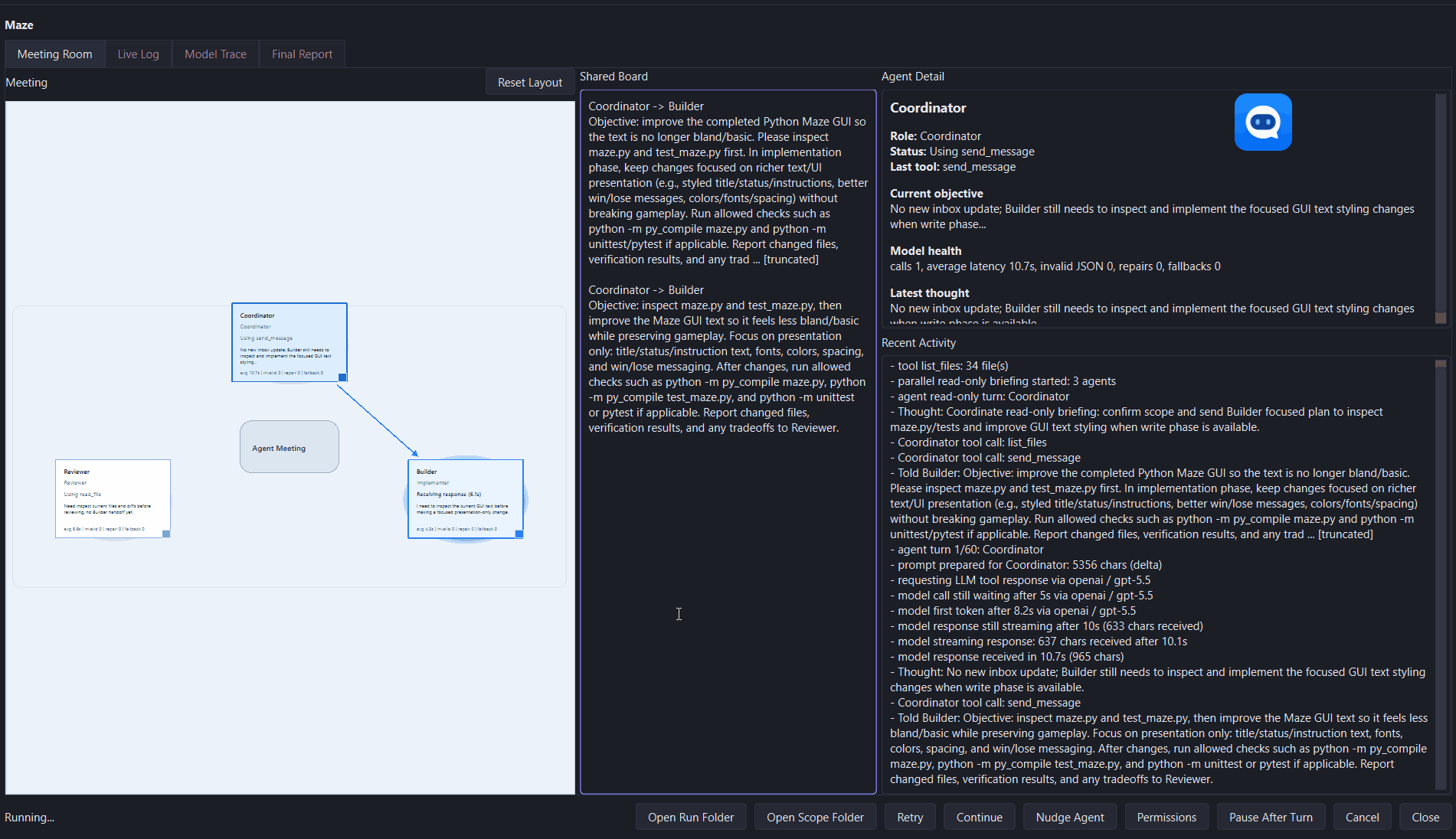 Wisp multi-agent task demo