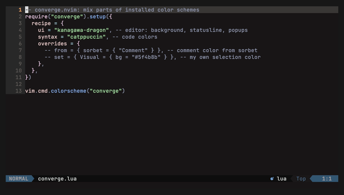 Take the editor UI from another theme