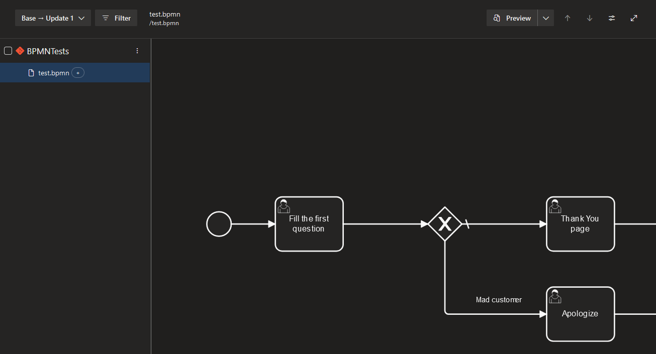 rendering example dark theme