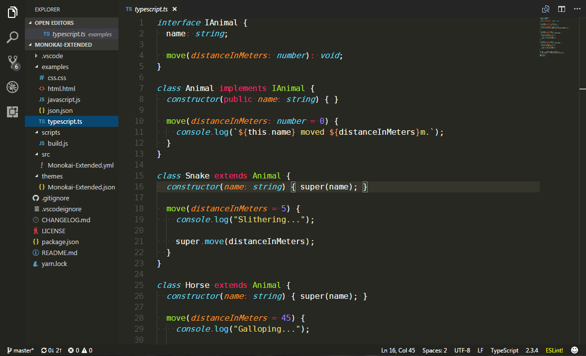 TypeScript Screenshot