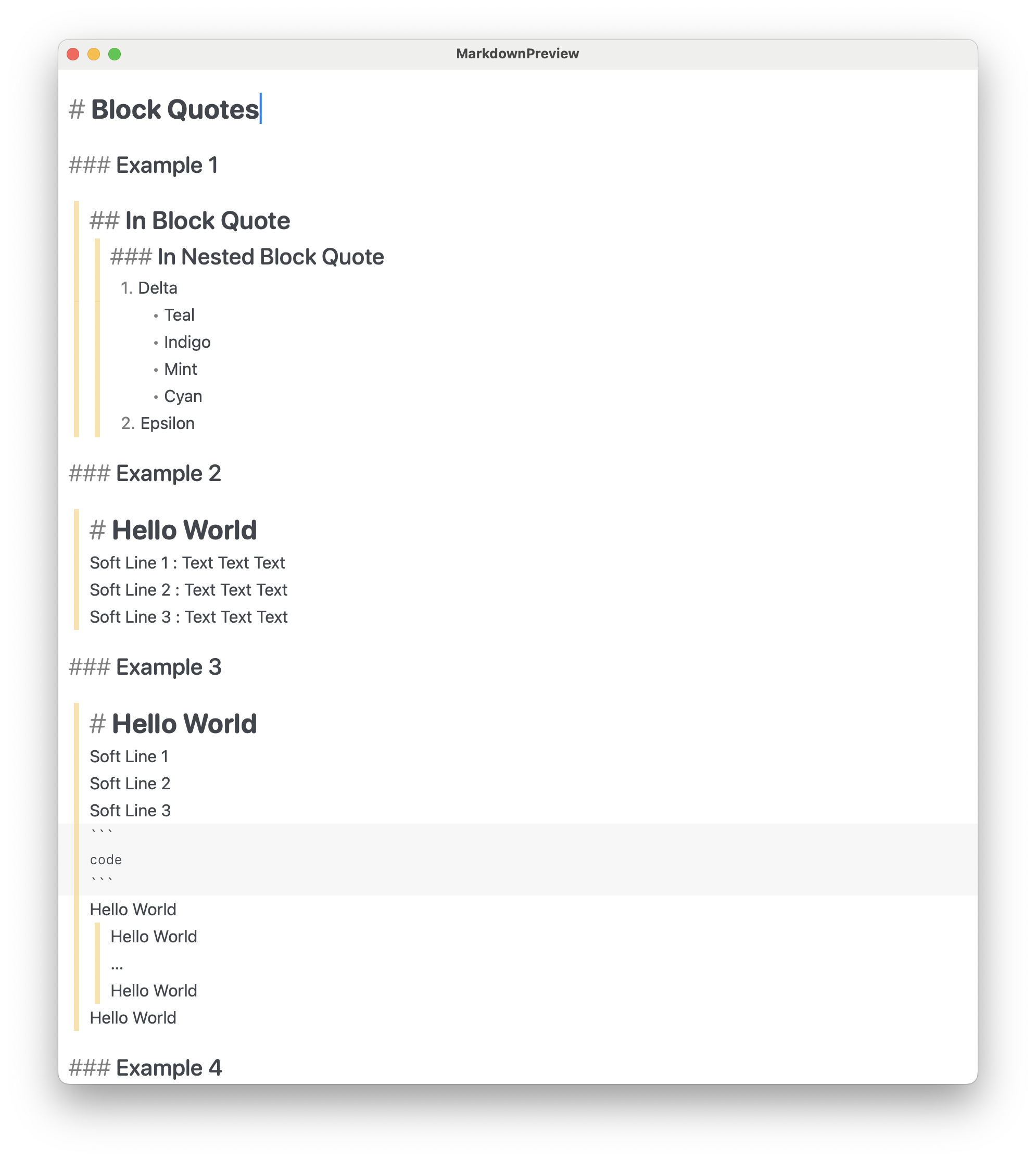 blockquote preview 2 dark mode