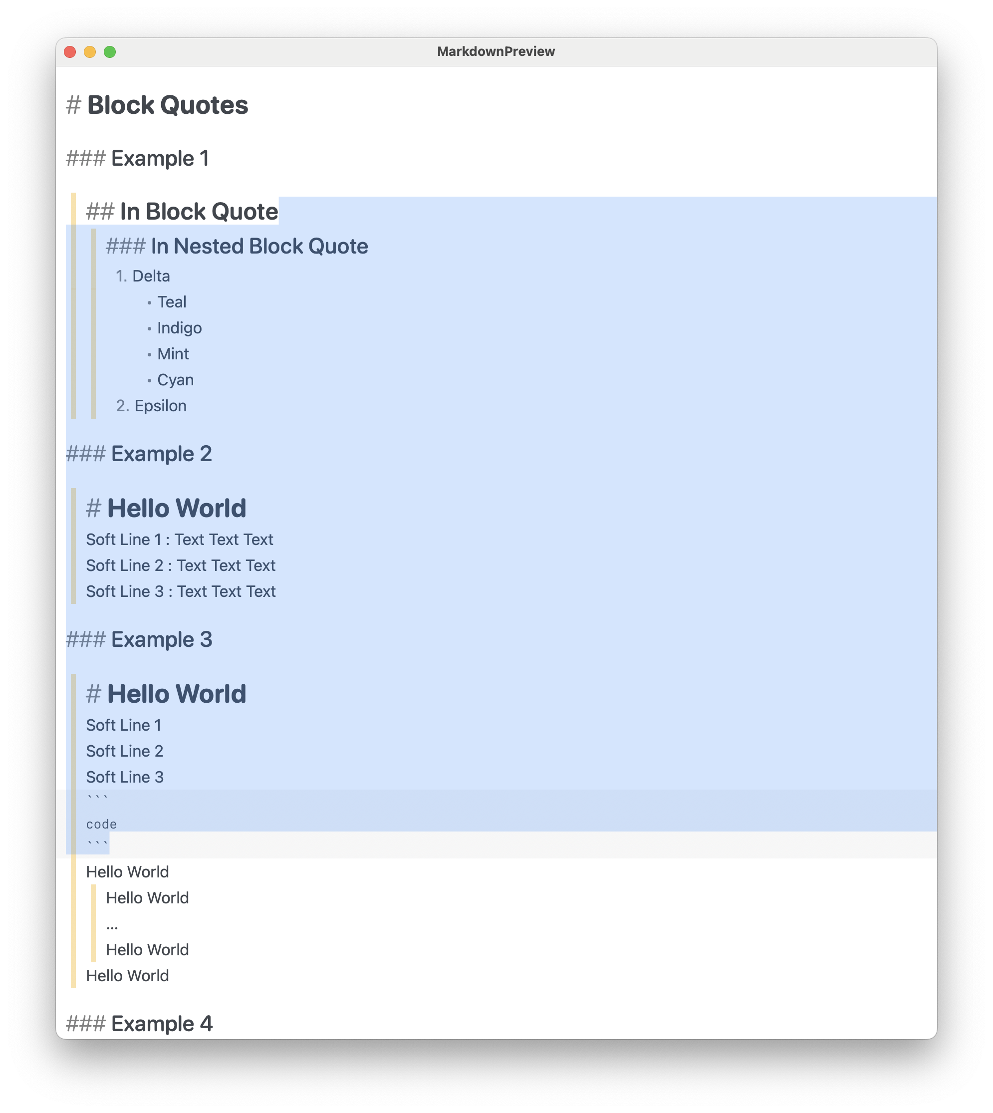 blockquote preview 2 dark mode