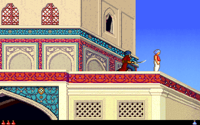 sword fight on the rooftops