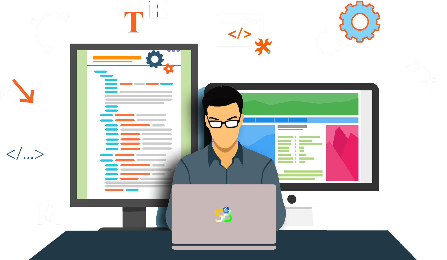Developer illustration