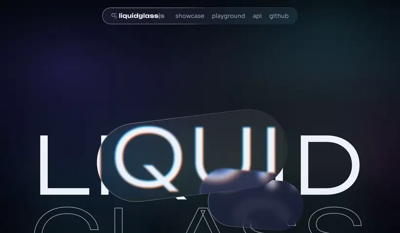 Lenses melting together over the live page