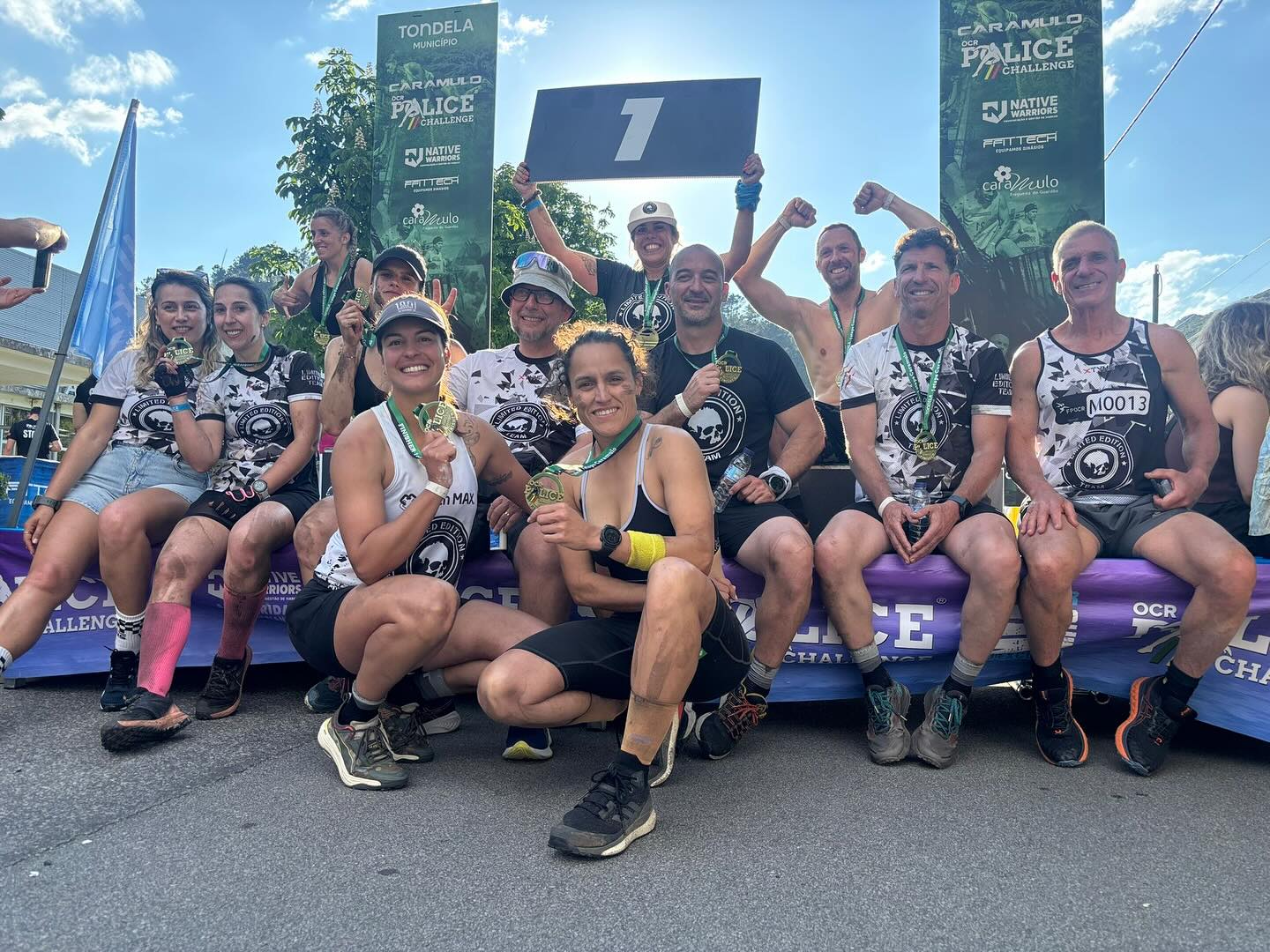 Equipa OCR no Pódio