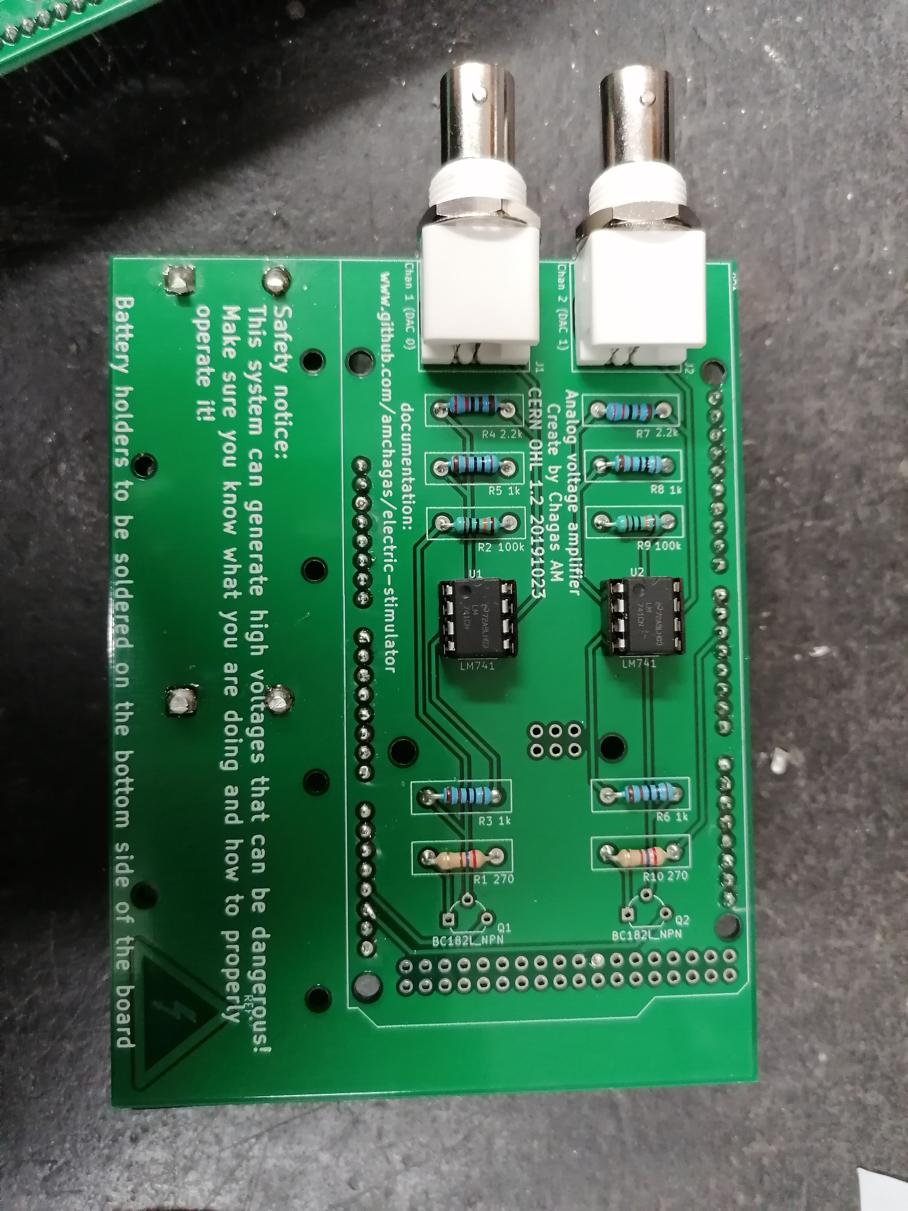 Voltage amplifier, from the project README