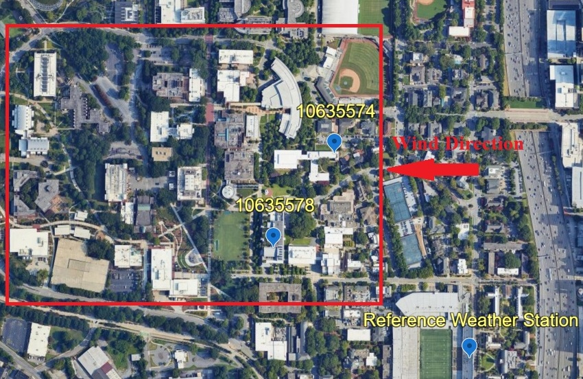 Georgia Tech weather stations