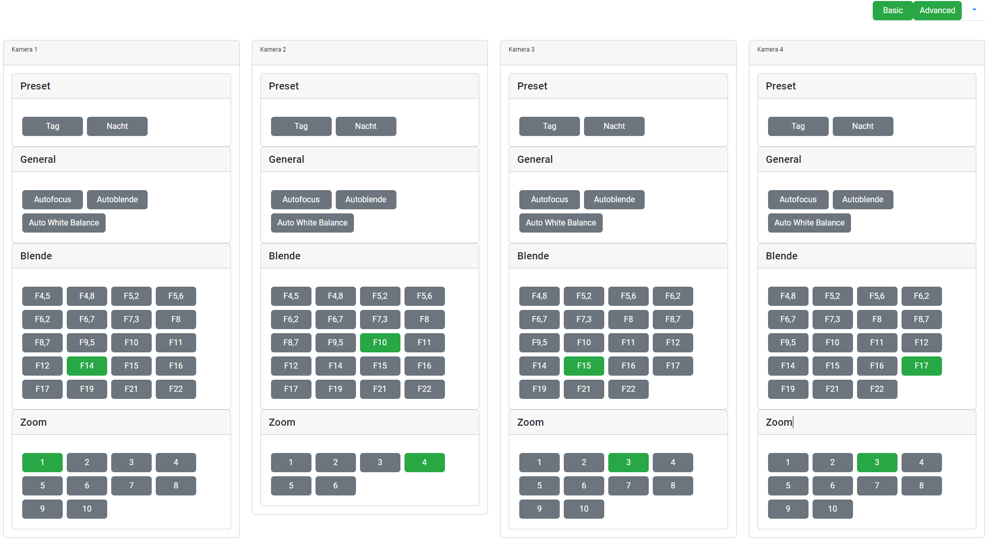 frontend in command mode