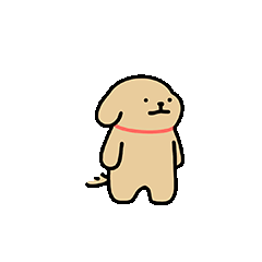 线条小狗_linedog-摊手