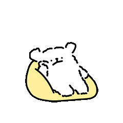 线条小狗_linedog-晃脚脚