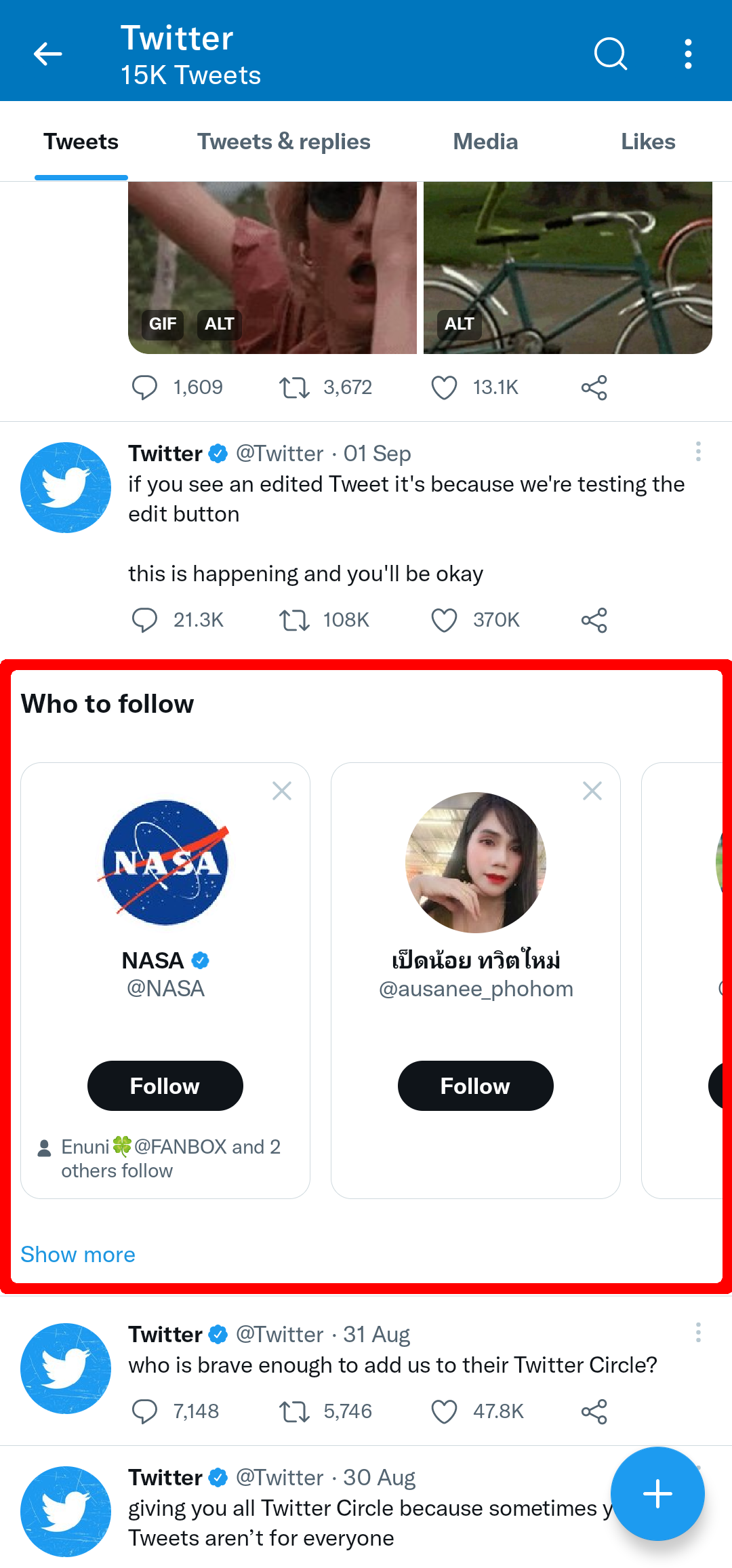 who to follow