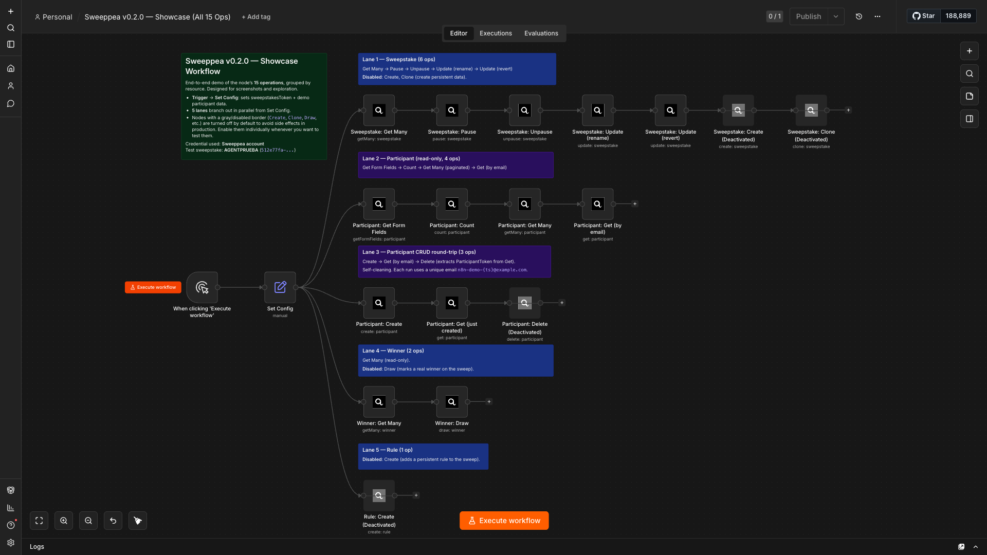Showcase full canvas