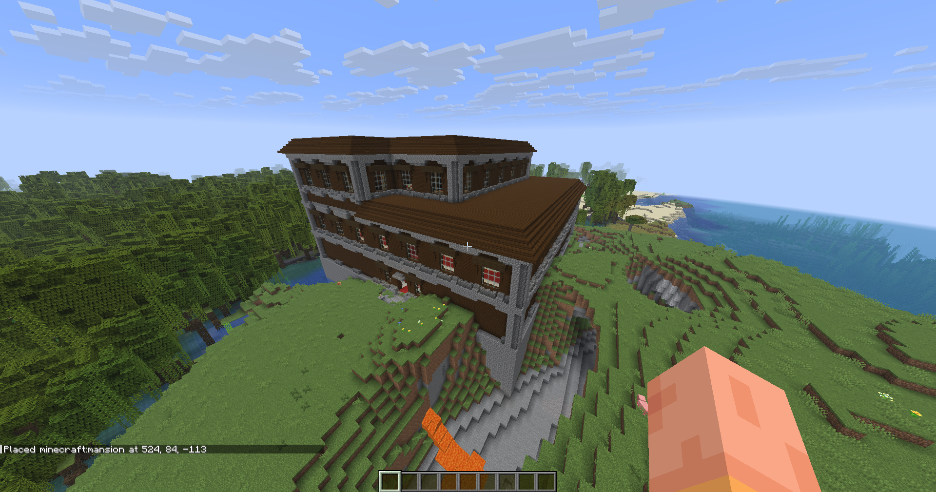 A placed structure