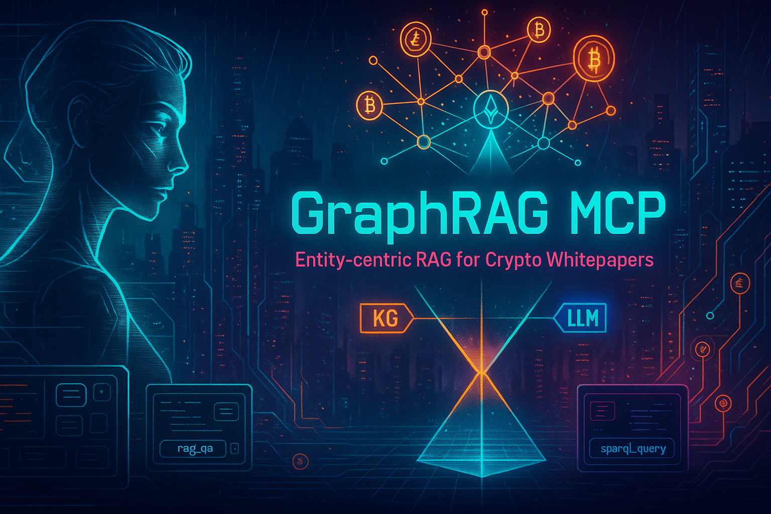 GraphRAG MCP – Eeva AI Cyberpunk Header