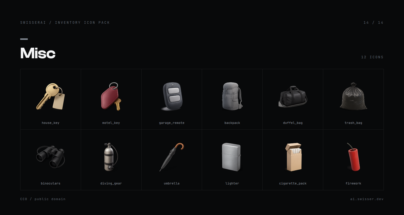 Misc icons