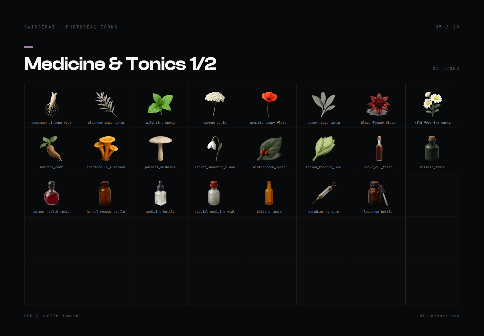 Medicine & Tonics