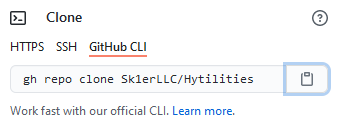 GitHub CLI Clone