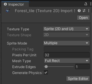 IntroductionGameObject-ForestTileInspector