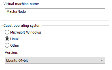 Master Node Configuration