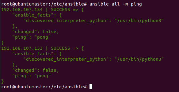 5.1 Ping The Nodes