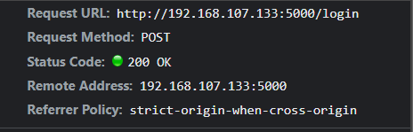 5.10 Server POST request is successful on port 5000